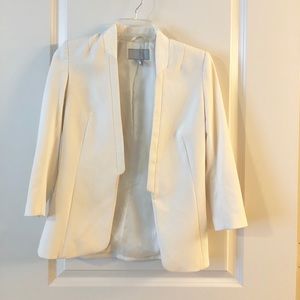 H&M *New* White blazer (linen and silk)